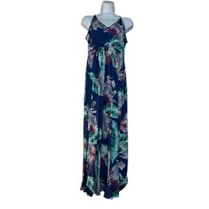 Huskary Tropical Print Maxi Dress – Size M